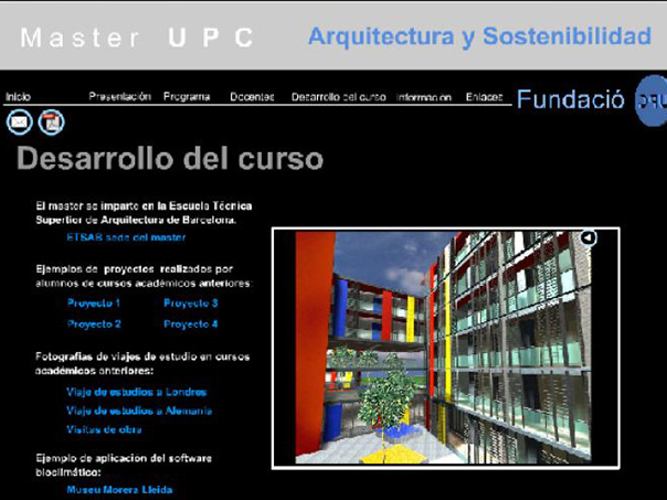 Proyecto de Edificio de Vivienda Sostenible – Barcelona, España 2005